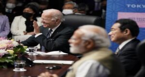 Quad Summit: प्रधानमंत्री नरेन्द्र मोदी, अमेरिकी राष्ट्रपति जो बाइडन और जापान के पीएम फुमियो किशिदा की उपस्थित में 13 देशों को मिला कर हिंद प्रशांत आर्थिक फ्रेमवर्क (आइपीईएफ) बनाने की घोषणा की गई।