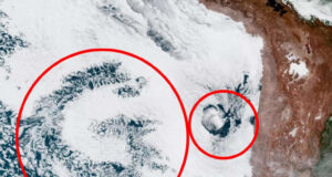 अंतरिक्ष से बादलों में लिखा दिखा ‘GO’, किसे और कहां जाने का इशारा कर रही है पृथ्वी