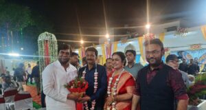 फिल्म अभिनेता-निर्माता संजय सिंह की बहन की शादी के सिल्वर जुबली समारोह पर पहुंचे पूर्व केंद्रीय मंत्री उपेंद्र कुशवाहा और पूर्व मंत्री मुकेश सहनी