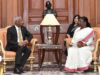 मालदीव के राष्ट्रपति ने आज राष्ट्रपति श्रीमती द्रौपदी मुर्मू से भेंट की