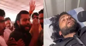 अमित शाह की सभा में पत्रकार राघव त्रिवेदी की पिटाई