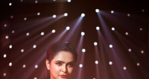 काले परिधान में दिलों की धड़कन बनी मधुरिमा तुली