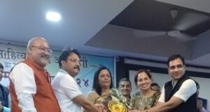 डॉ अलका पांडेय को मिला जीवन गौरव सारस्वत सम्मान