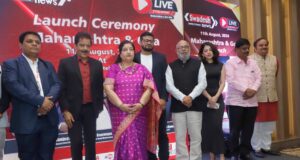 सैटेलाइट टीवी चैनल स्वदेश न्यूज महाराष्ट्र और गोवा में हुआ लॉन्च, बधाई देने पहुंचे उदित नारायण और अनुराधा पौडवाल