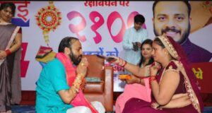 रक्षाबंधन पर गौरीशंकर चौबे ने दिंडोशी विधानसभा के माता-बहनों की रक्षा का लिया संकल्प