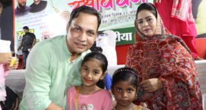 सात हजार हिन्दू मुस्लिम महिलाओं सहित बच्चियों ने रईस लश्करिया को बांधी राखी