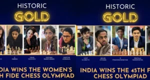 प्रधानमंत्री नरेन्द्र मोदी ने 45वें शतरंज ओलंपियाड में ओपन और महिला दोनों वर्ग में स्वर्ण जीतने पर भारतीय टीम की प्रशंसा की
