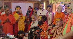 शंकराचार्य अविमुक्तेश्वरानंद सरस्वती जी ने सुरू किया गौ ध्वज स्थापना यात्रा