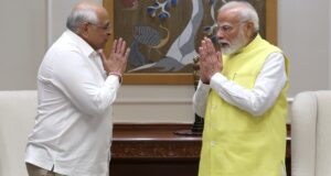 गुजरात के मुख्यमंत्री ने प्रधानमंत्री से मुलाकात की