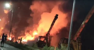 अंबरनाथ की फार्मा कंपनी में लगी भीषण आग