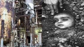 भोपाल की गैस दुर्घटना : प्रलय सा दृश्य*