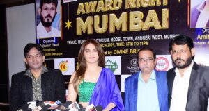 मुंबई ग्लोबल द्वारा आयोजित अवॉर्ड नाइट मुंबई पुरस्कार समारोह में मोनिका बेदी की उपस्थिति