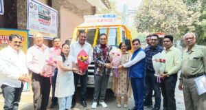 आर के एचआईवी एड्स रिसर्च एंड केयर सेंटर द्वारा 2 फ्री कार्डियक एम्बुलेंस लॉन्च, शिपिंग कार्पोरेशन ऑफ इंडिया का सहयोग